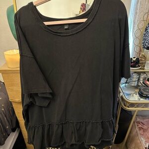 Torrid plus size short sleeve sweatshirt.